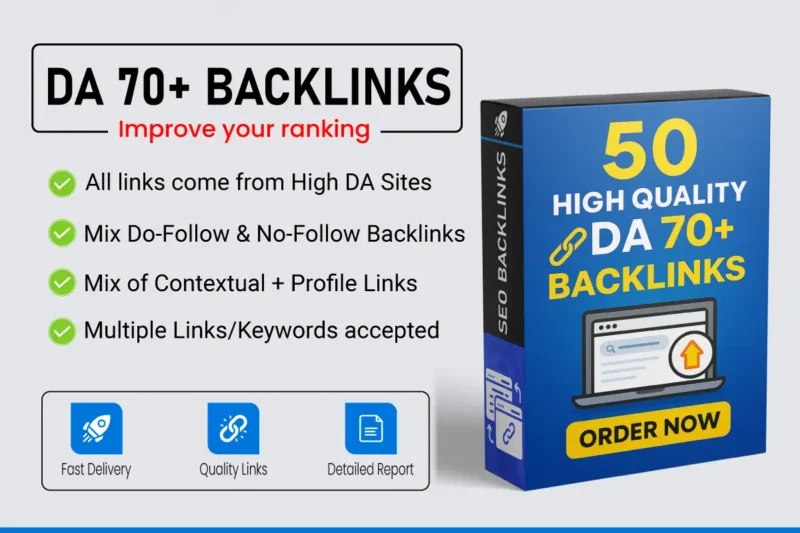 50 Premium PR9 Backlinks from DA 70+ Sites